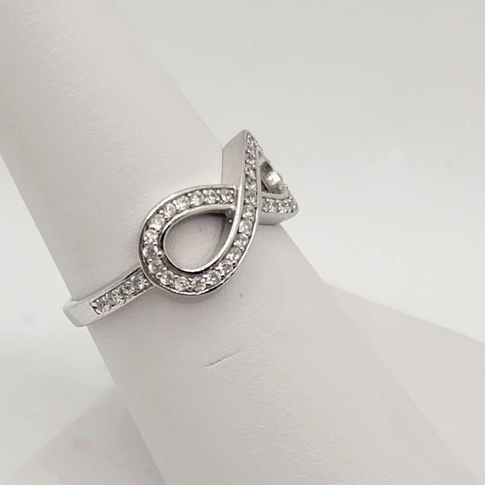 Sterling Silver Infinity Ring - image 2